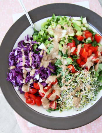 ABC Cabbage Salad (Vegan)