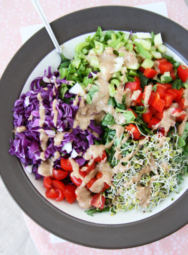 ABC Cabbage Salad (Vegan)