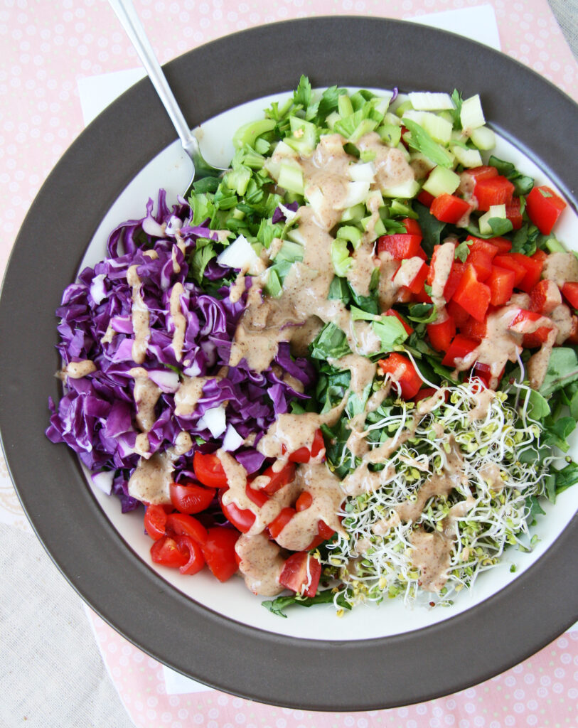 ABC Cabbage Salad (Vegan)