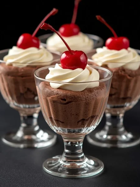 Black Forest Mousse Cups