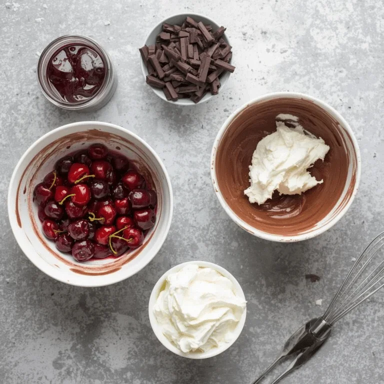 Black Forest Mousse Cups